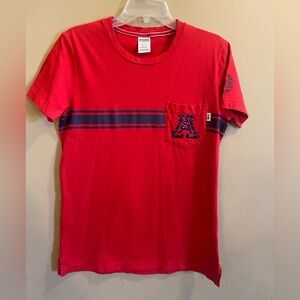 PINK Victoria's Secret Red and Blue Women’s Tee size XS University of Arizona
